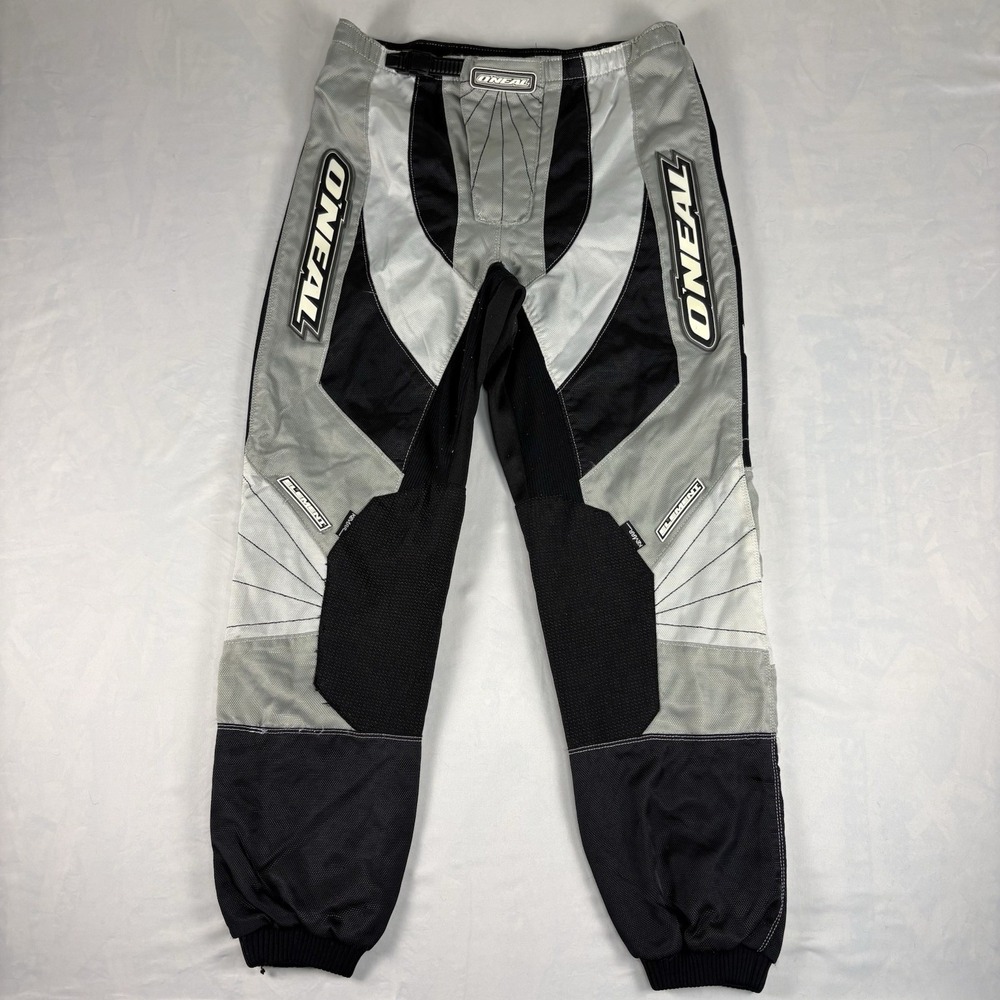 O'Neal Element Racing MX Pants - Men's Size 34 Gray/Black Motocross Riding Pants